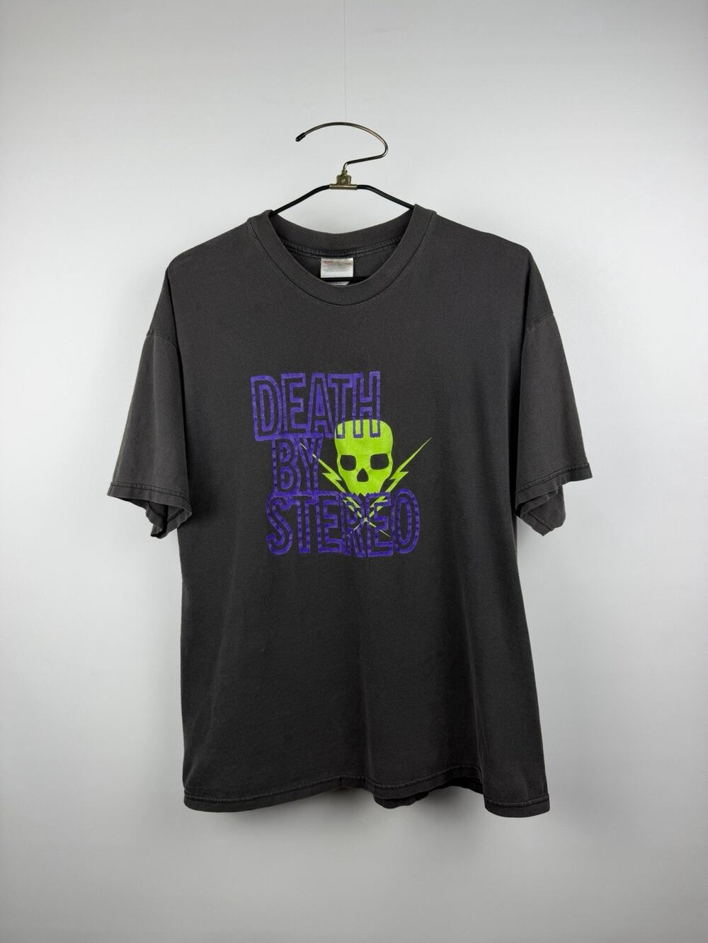 Vintage 2002 Death By Stereo Southern California Hardcore Fader Hanes XL 23x28